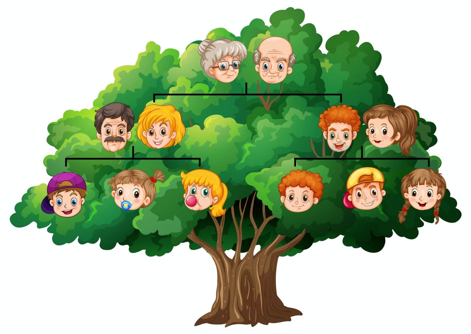 Actividad de aprendizaje: árboles genealógicos